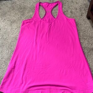 Lululemon Athletica Vibrant Pink Racerback Tank